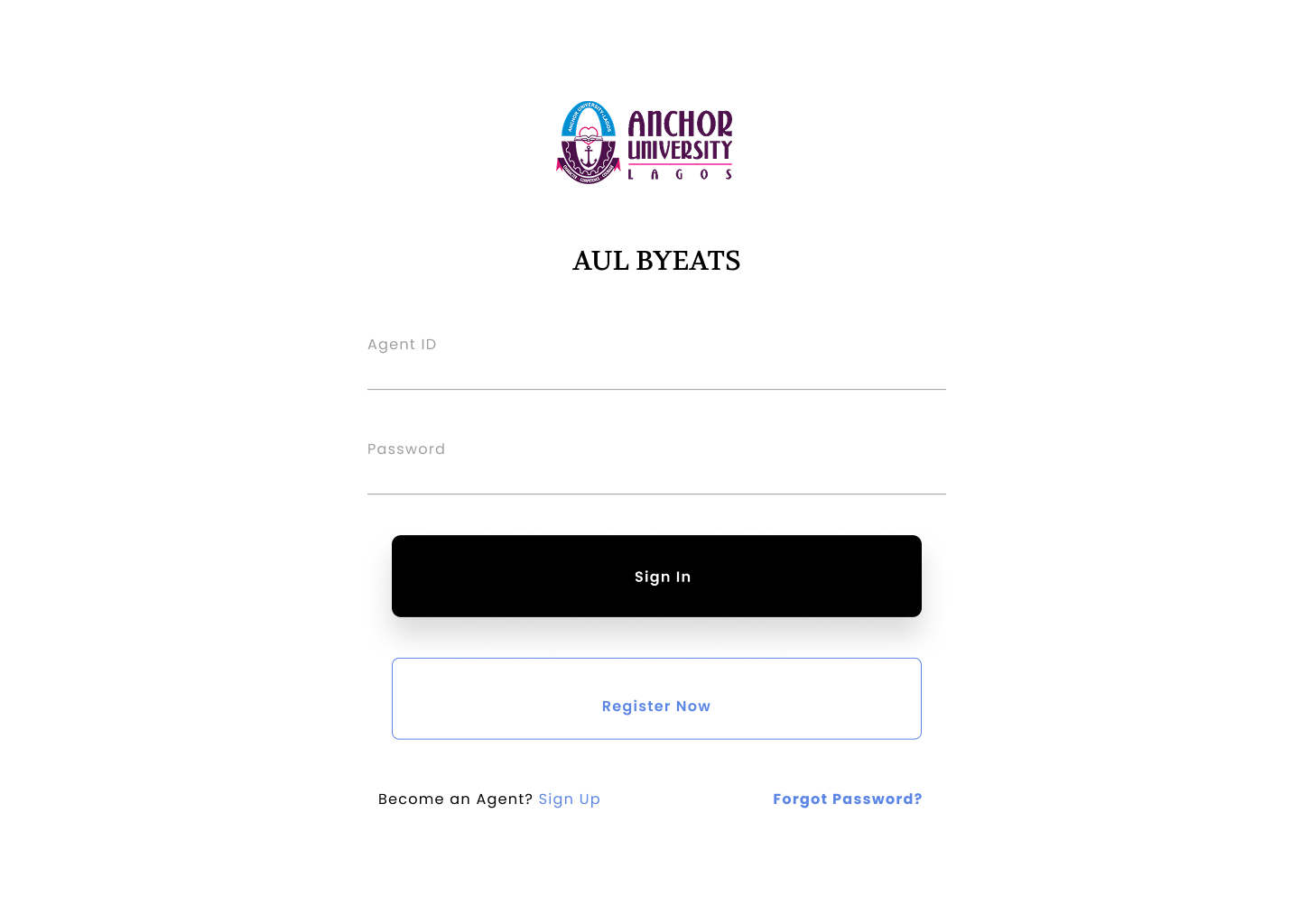 AULByeats campus food delivery platform mockup